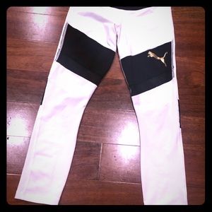 White puma leggings